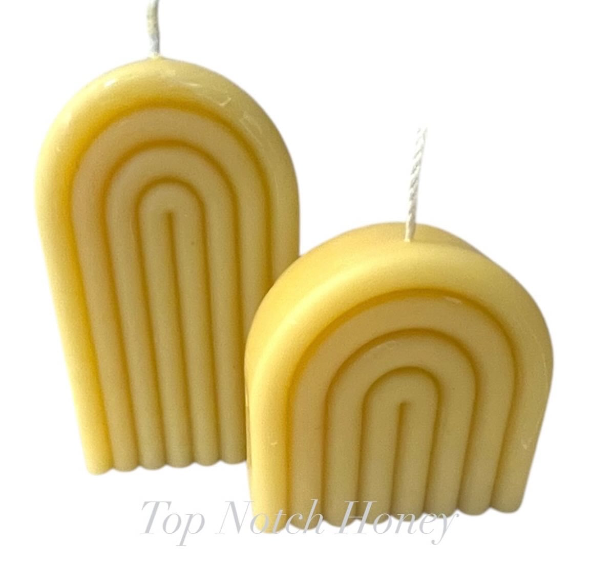 Set of 2 ~ Arch Pure Beeswax Candles