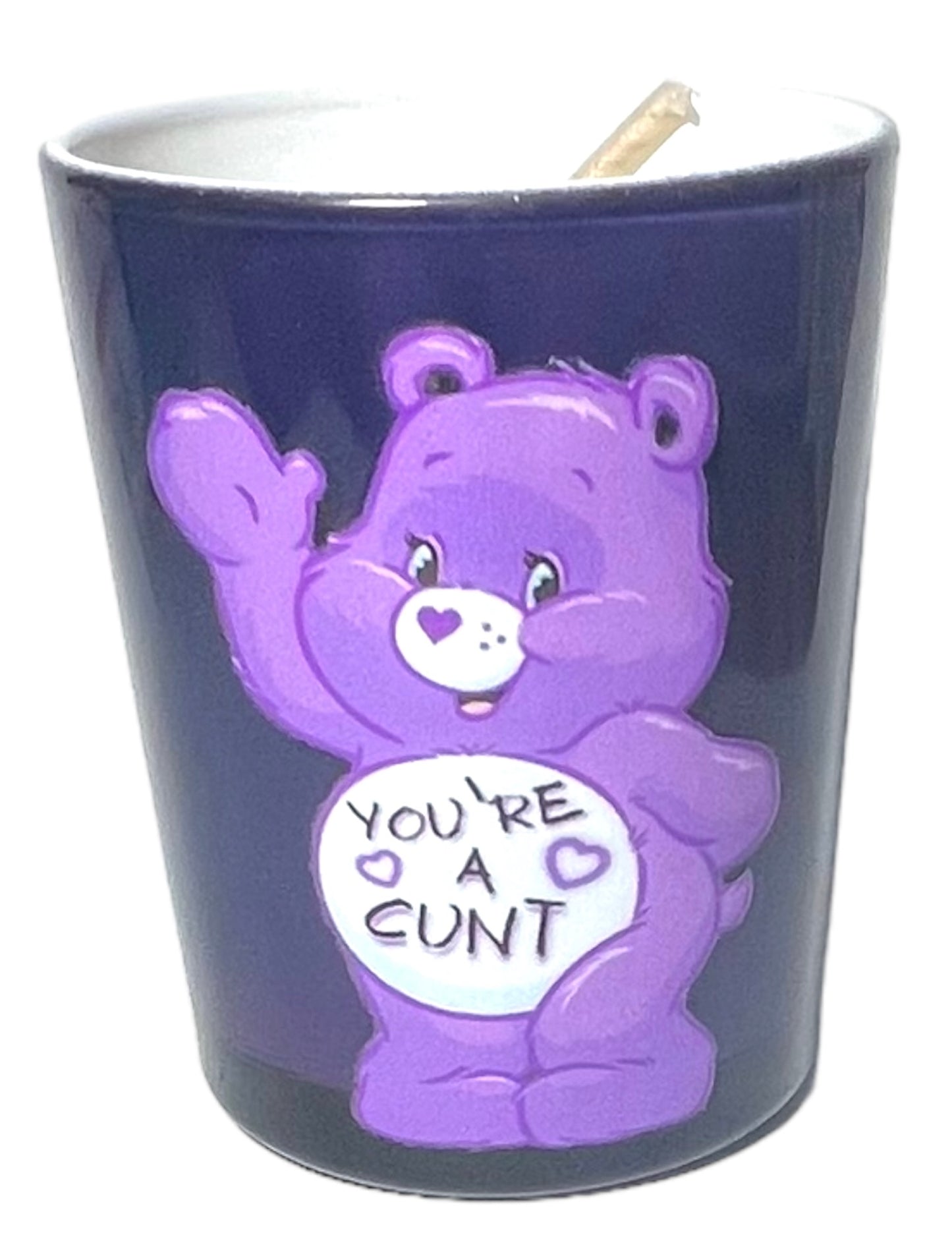 Swear Bear Beeswax Votive Candles