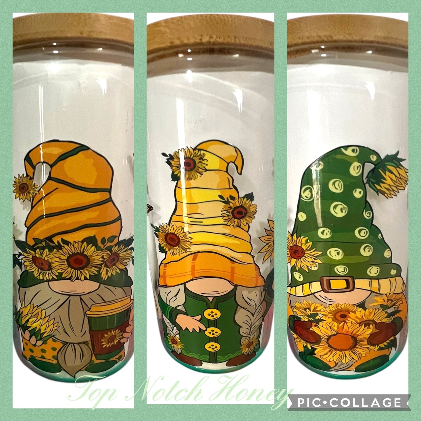 Gnome Glass Tumbler
