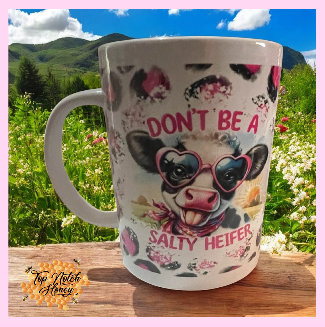 425ml Ceramic Cow Mug