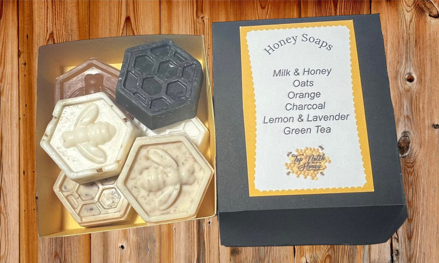 6pk Honey Travel Soaps