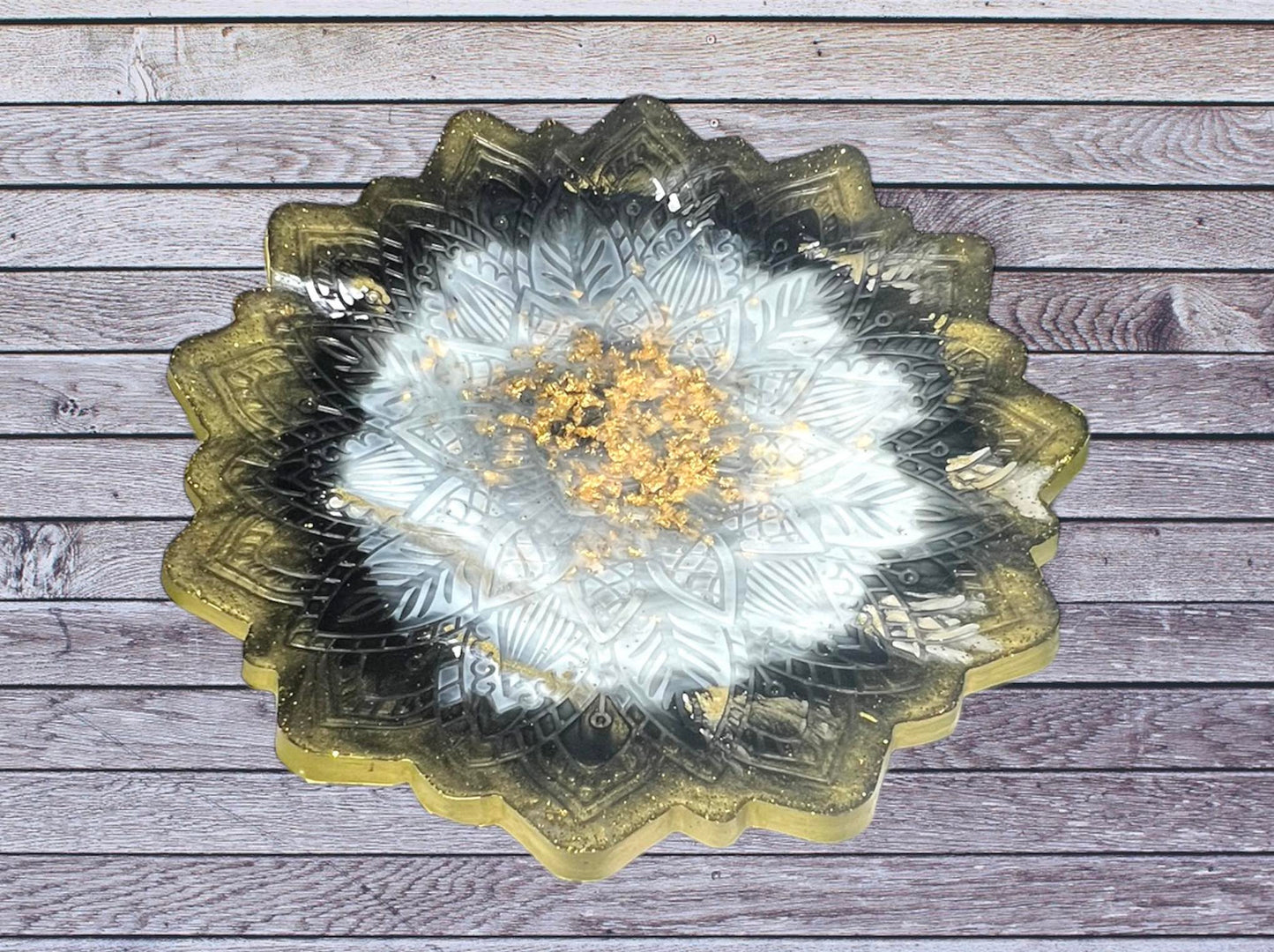 Gold Mandala Trinket Dish