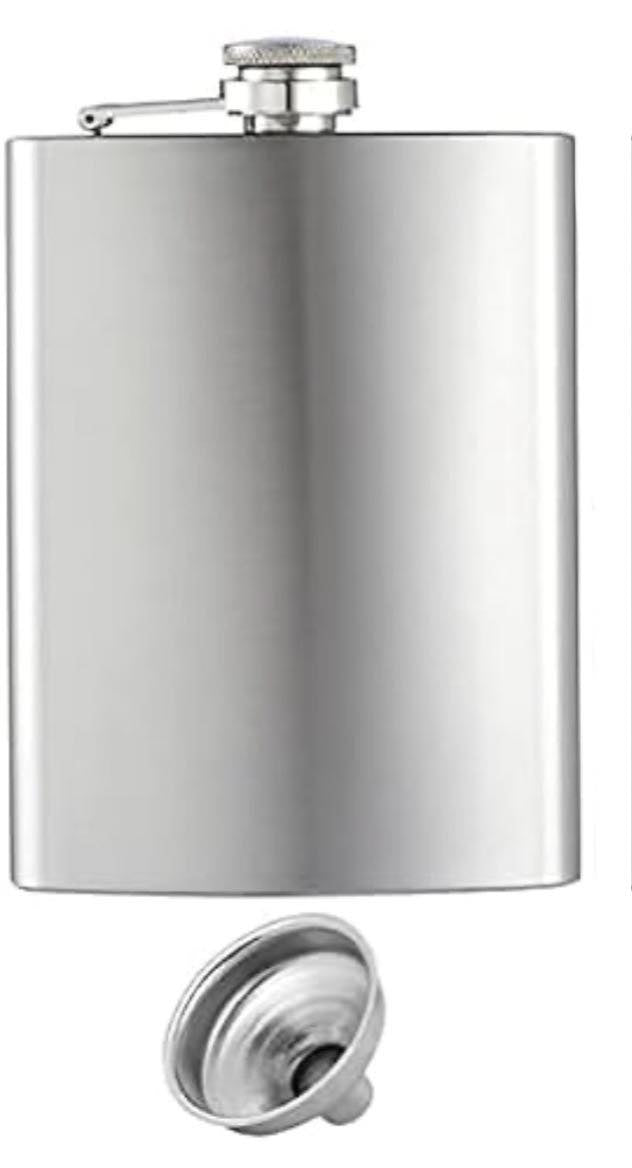 Best Dad 8oz Hip Flask w/funnel