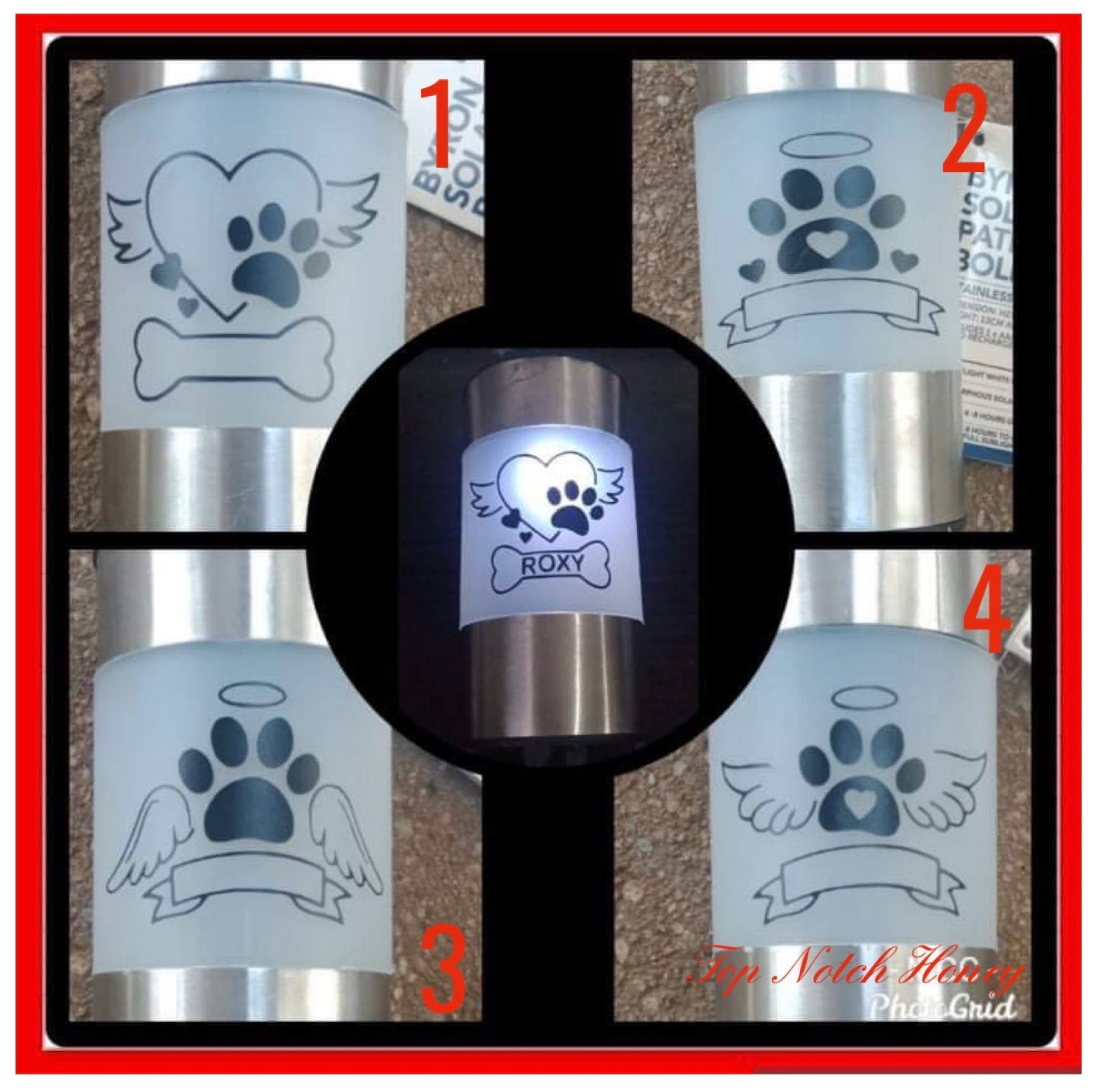 Pet Memorial Solar Light