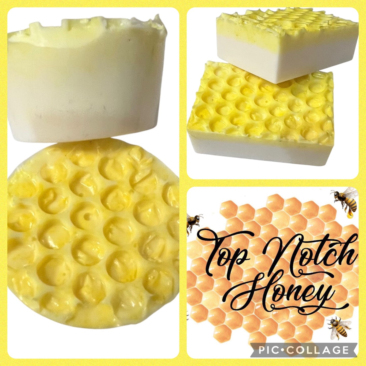Yellow/White Honey Soap