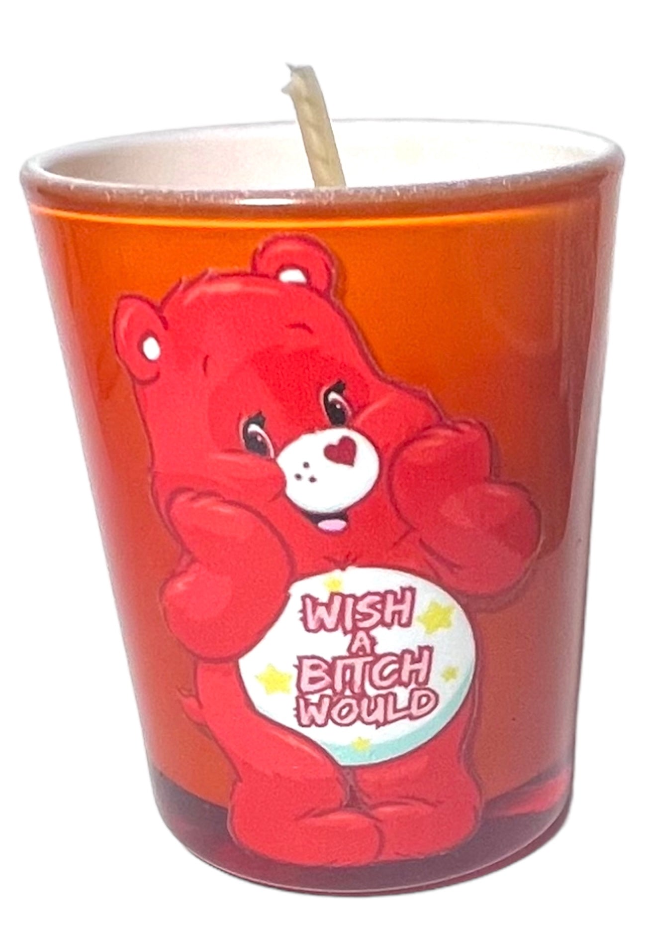 Swear Bear Beeswax Votive Candles