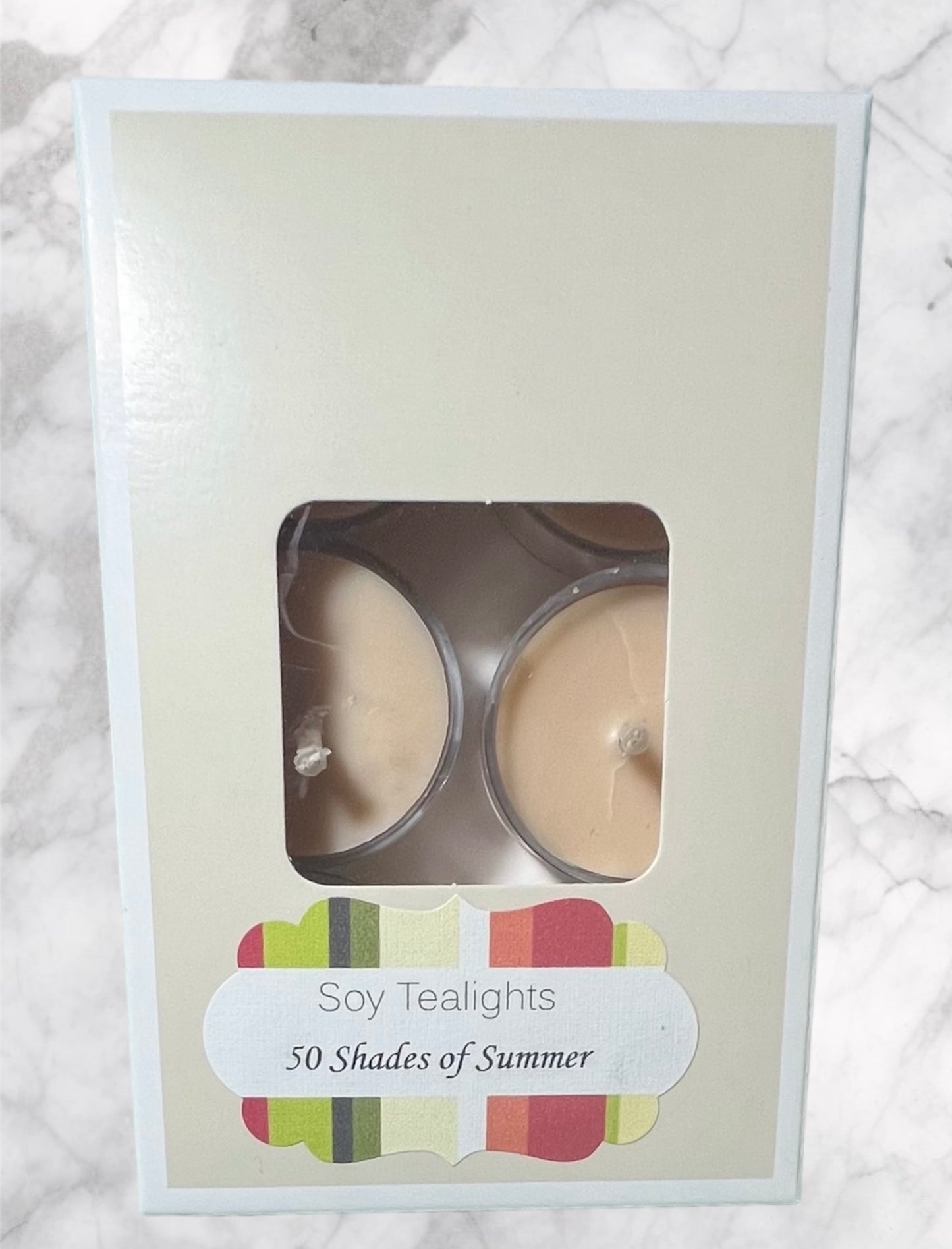 Scented Soy Tealights 6pk