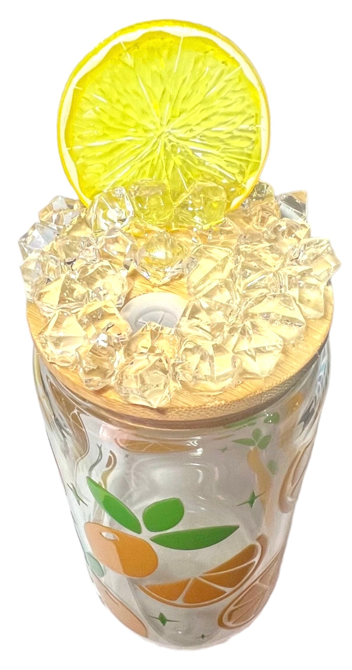 Lemon Ice 16oz Glass Tumbler