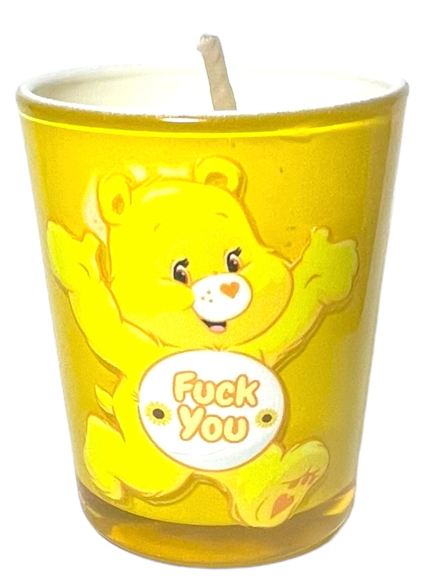 Swear Bear Beeswax Votive Candles