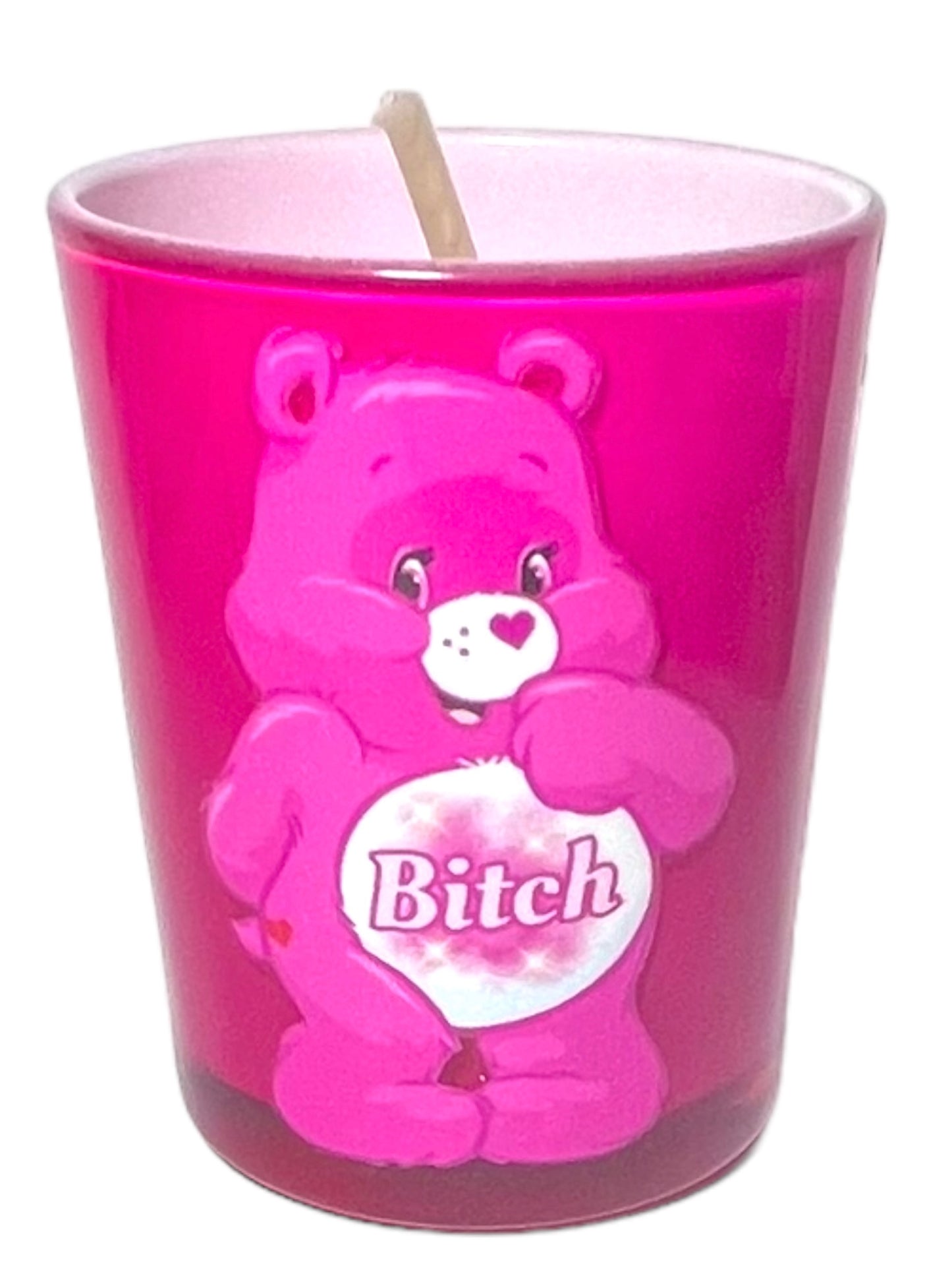 Swear Bear Beeswax Votive Candles