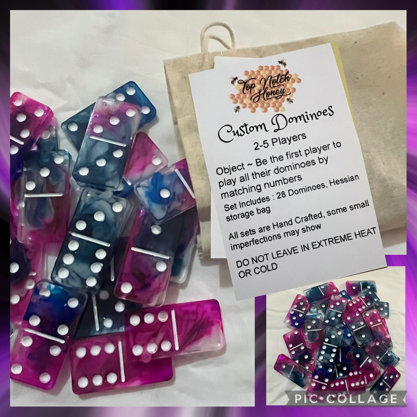 28 pce/set Resin Dominoes sets