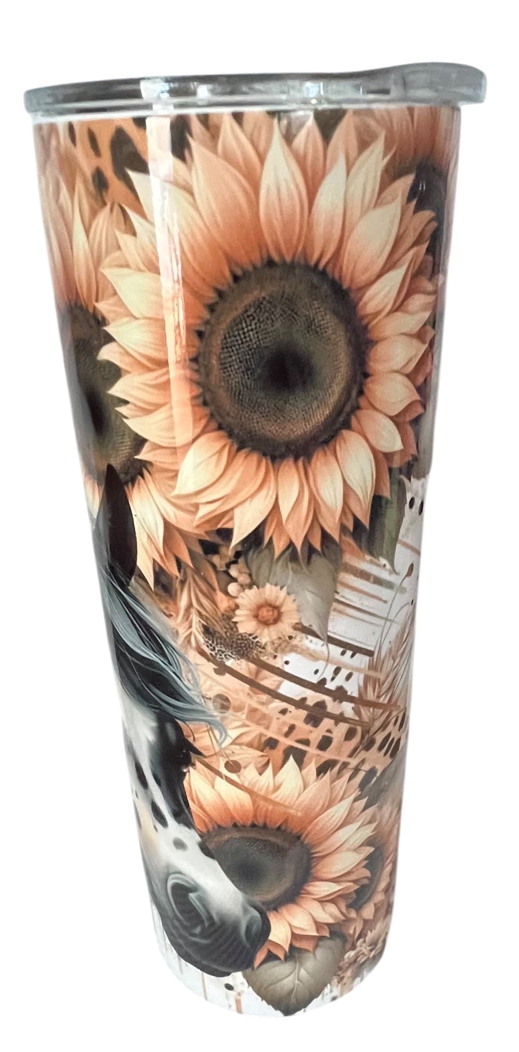 Leopard Horse Sublimation Hot Cold Drinking Tumbler