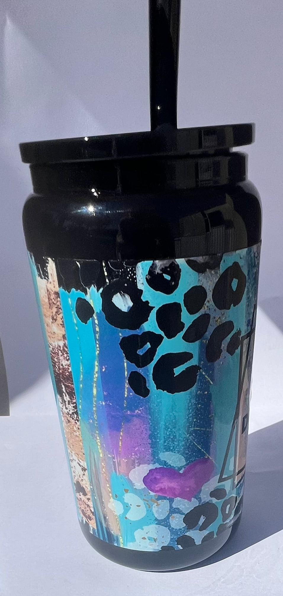 Same B Different Day 16oz glass tumbler