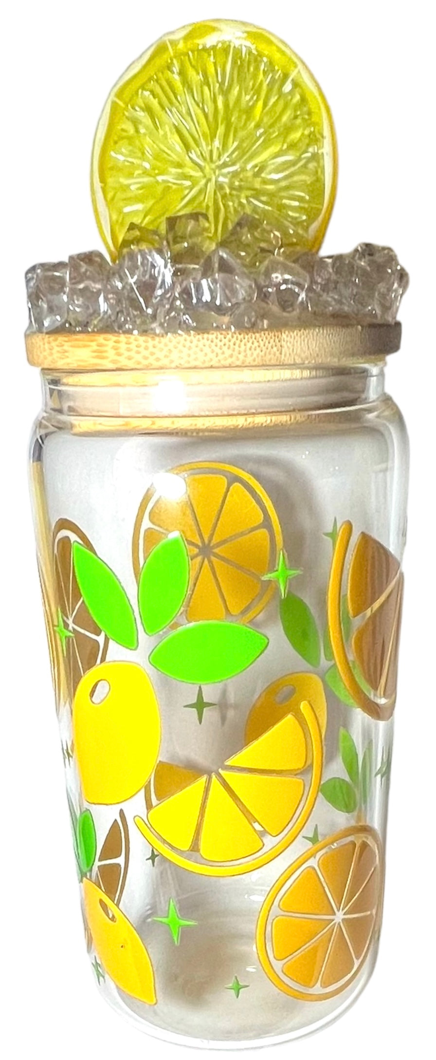 Lemon Ice 16oz Glass Tumbler