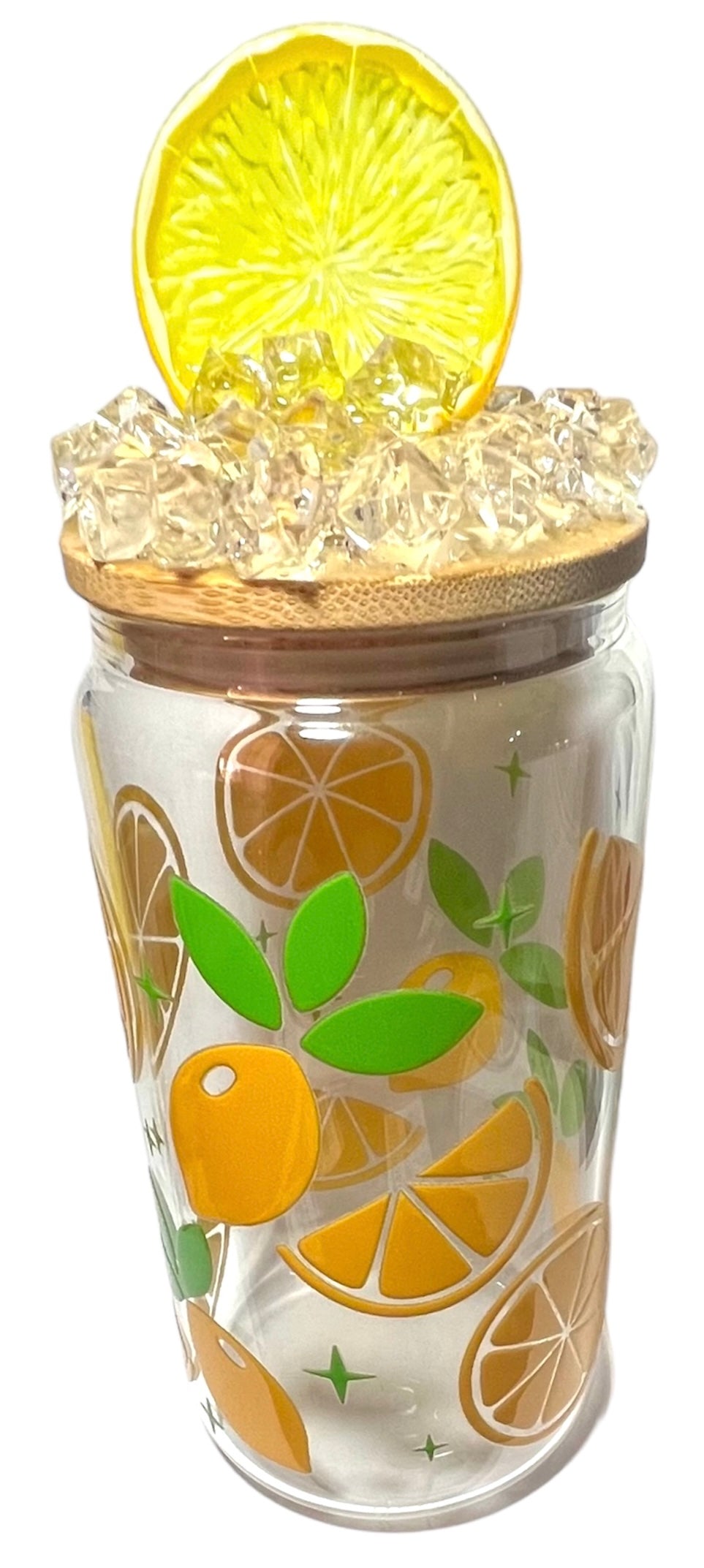 Lemon Ice 16oz Glass Tumbler