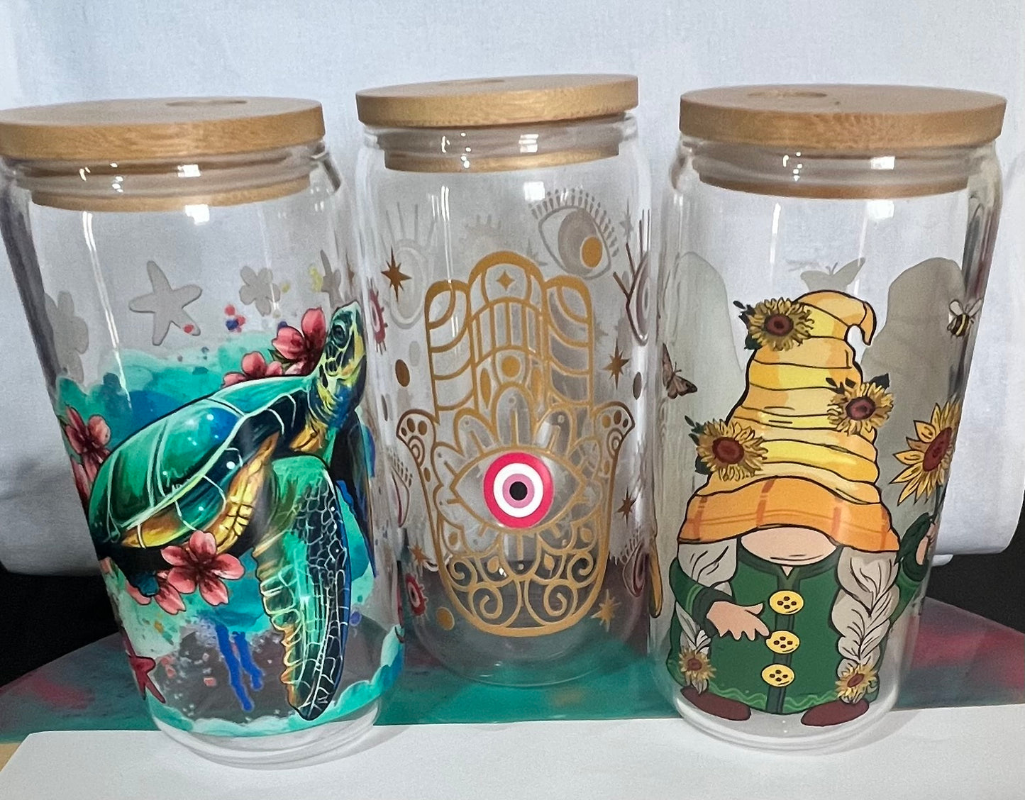 Gnome Glass Tumbler