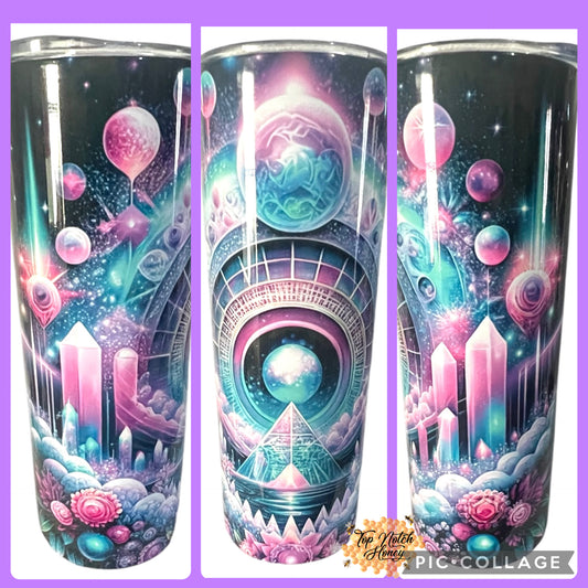 Mystical Crystal Stainless Steel tumbler
