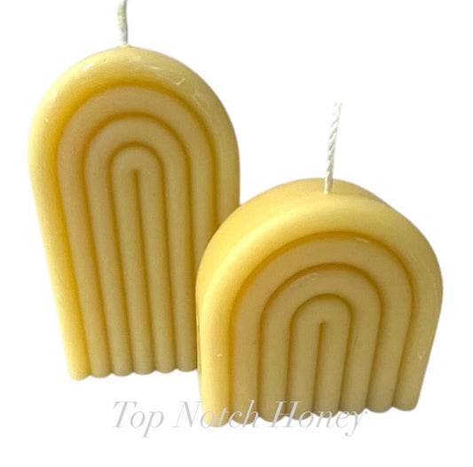 Set of 2 ~ Arch Pure Beeswax Candles