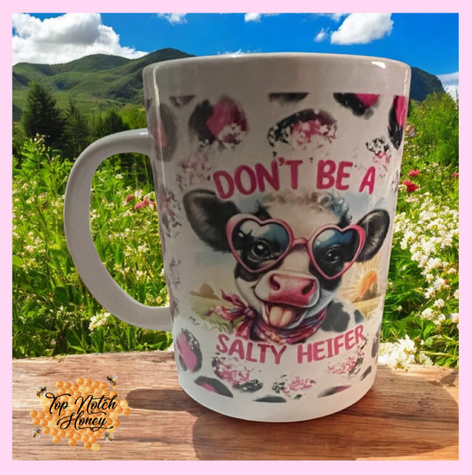 425ml Ceramic Cow Mug