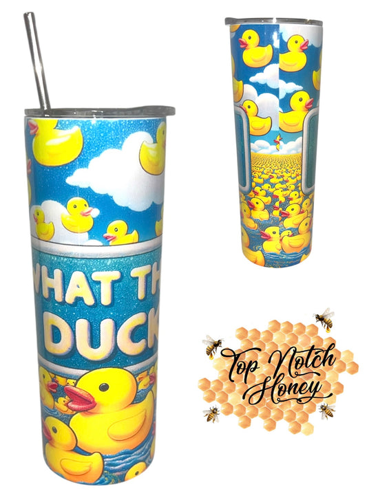 What the Duck 20oz Stainless Steel tumbler