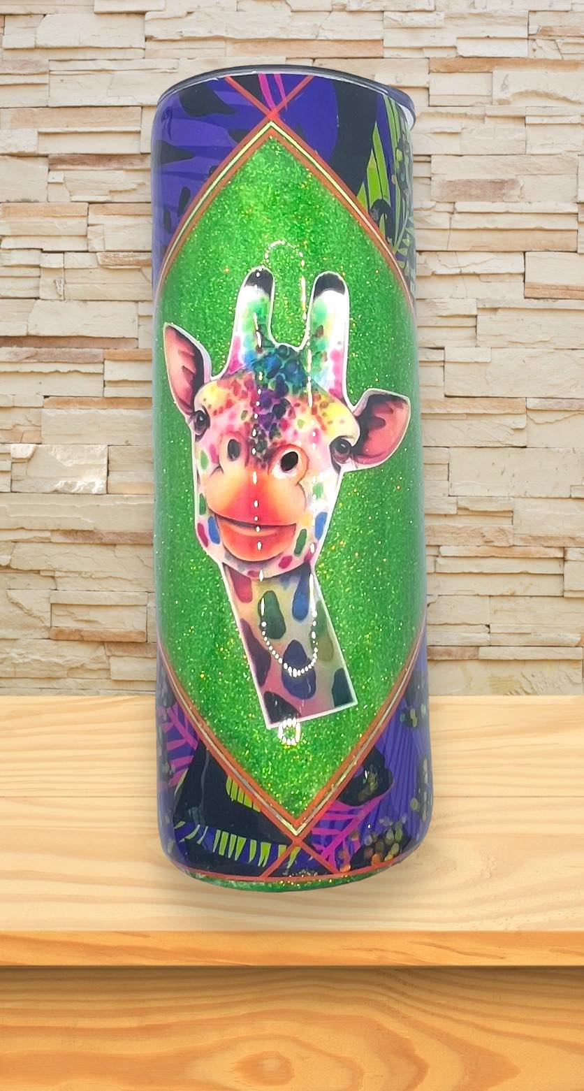 20oz Hot/Cold Giraffe Tumbler