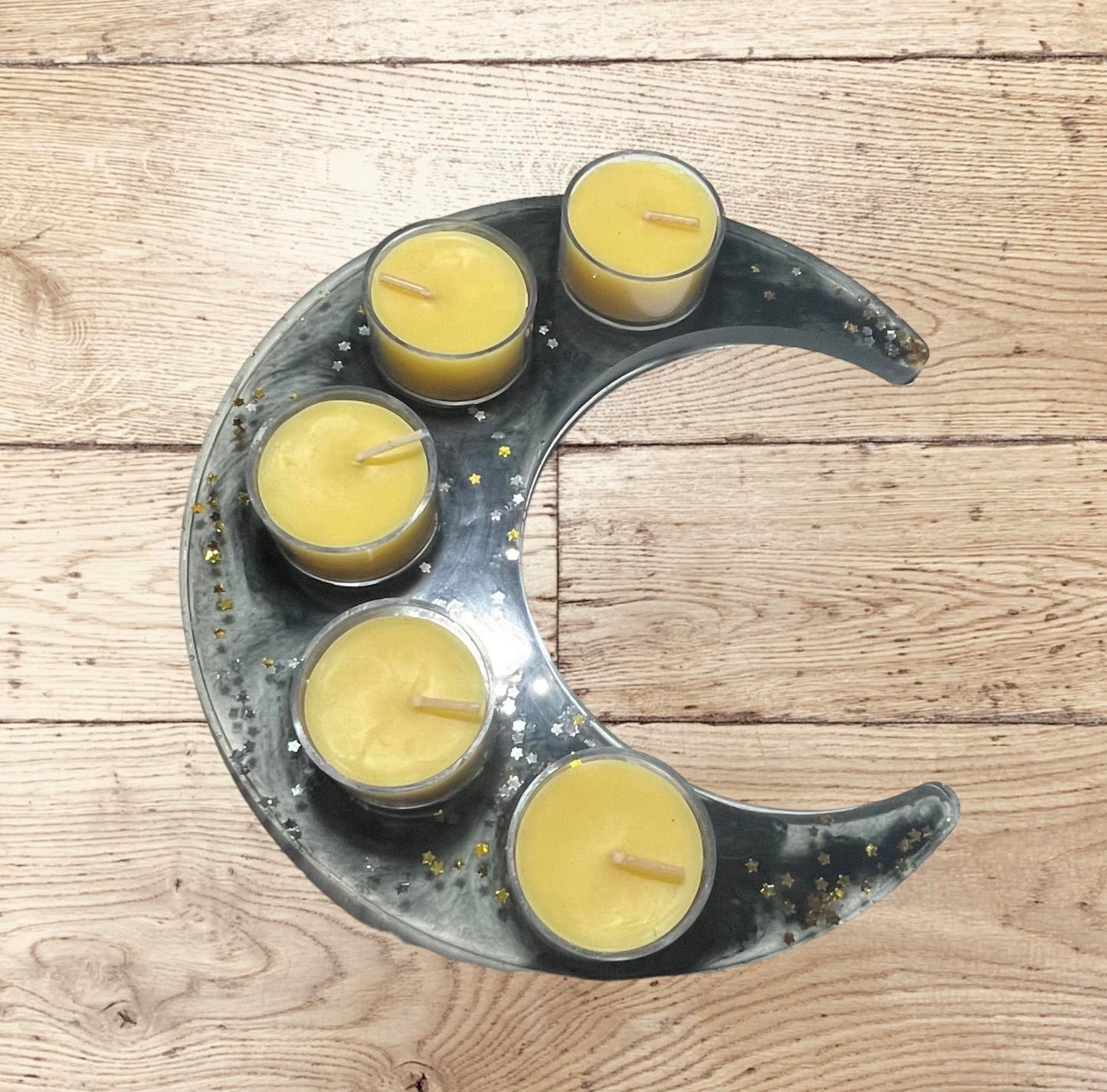 Crescent Moon Tealight Holder