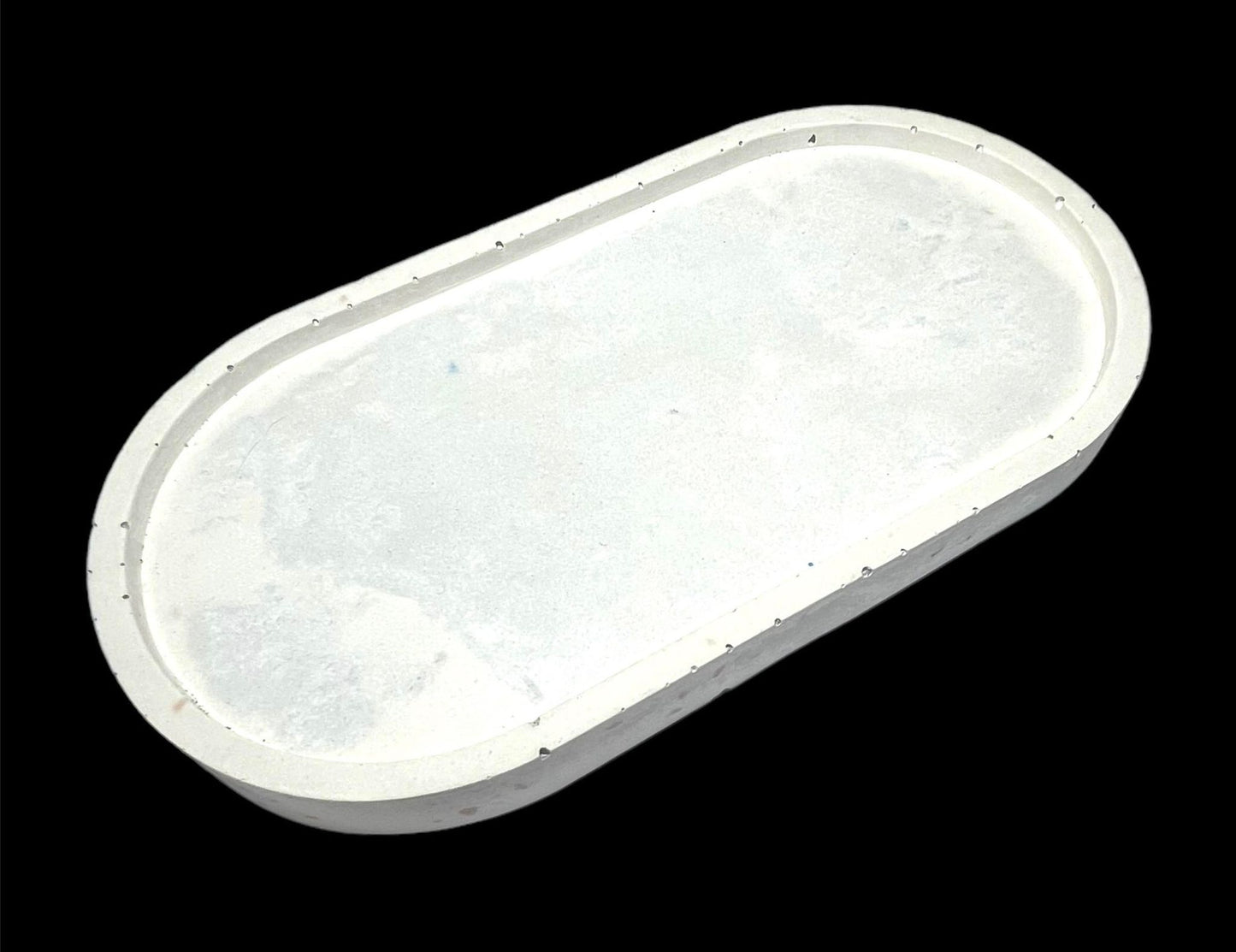 Oval Trinket Tray w/terracotta chips