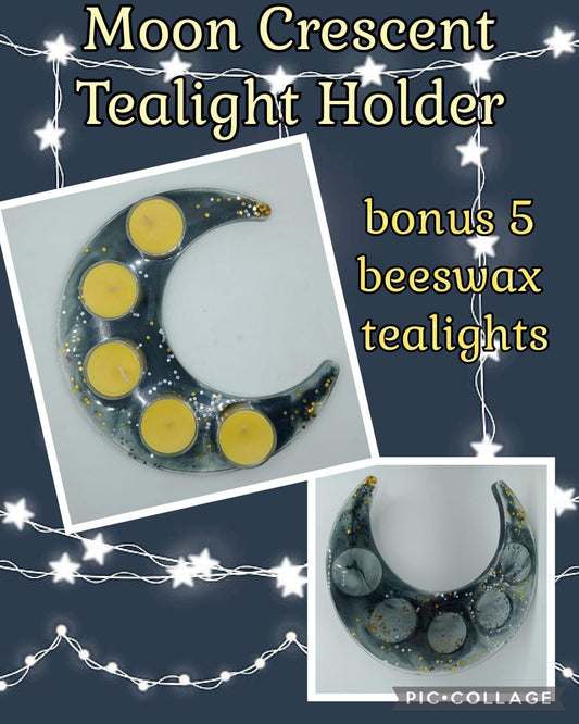 Crescent Moon Tealight Holder