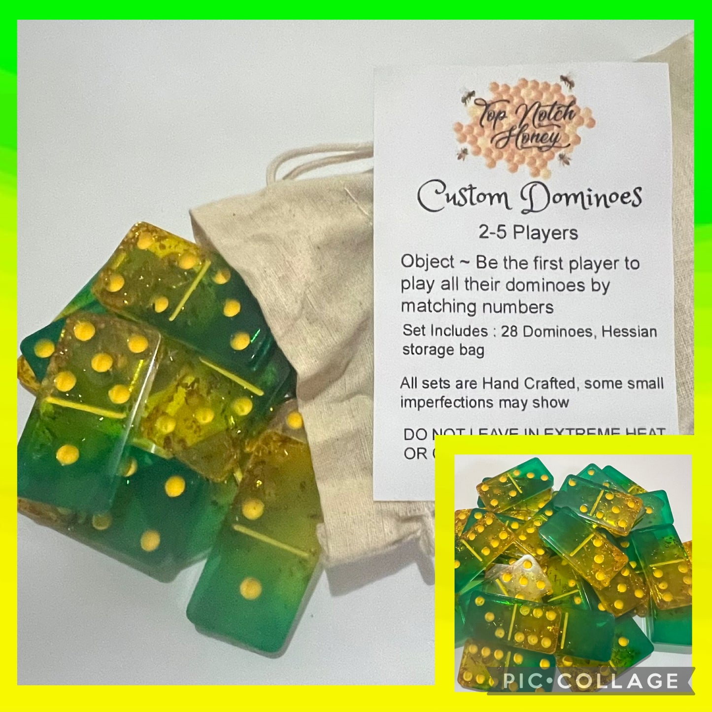 28 pce/set Resin Dominoes sets