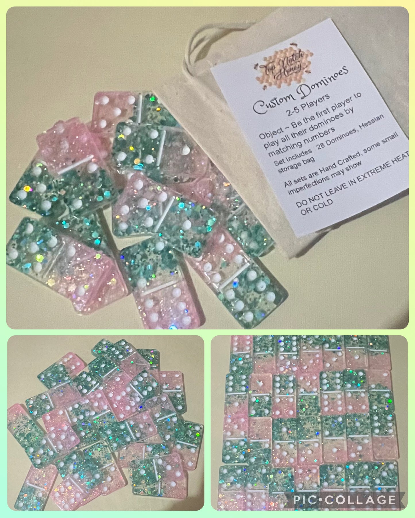 28 pce/set Resin Dominoes sets