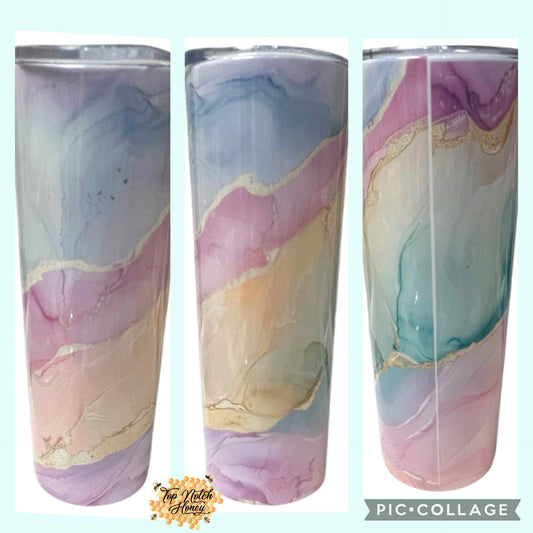 Pastel Swirl 20oz Tumbler