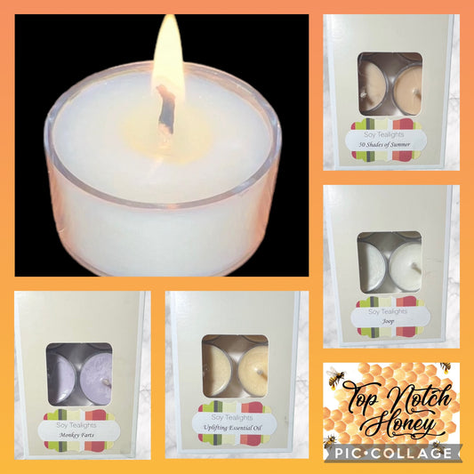 Scented Soy Tealights 6pk