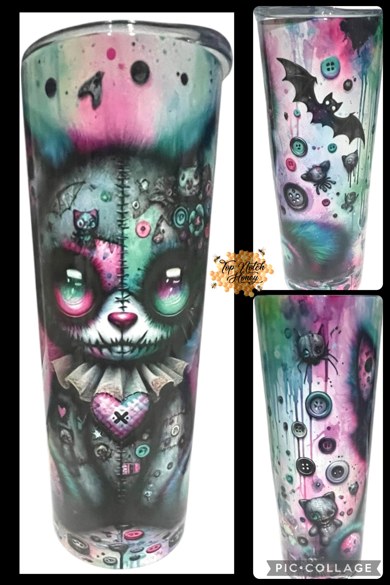 Voodoo Cat 20oz Sublimation Tumbler